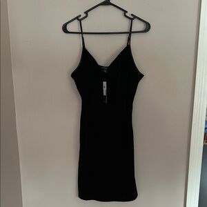 Elegant Black Slip Dress